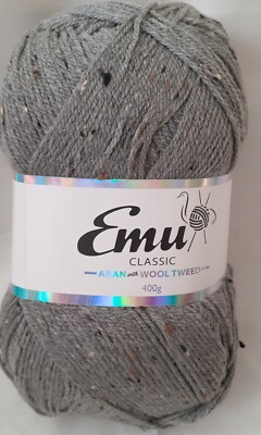 400g Tweed-Yarn *grau*
