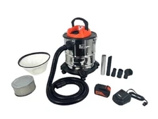 Pellethead Ash Vault Pro Cordless, 20V DC Fireplace, Stove & BBQ Vacuum Cleaner