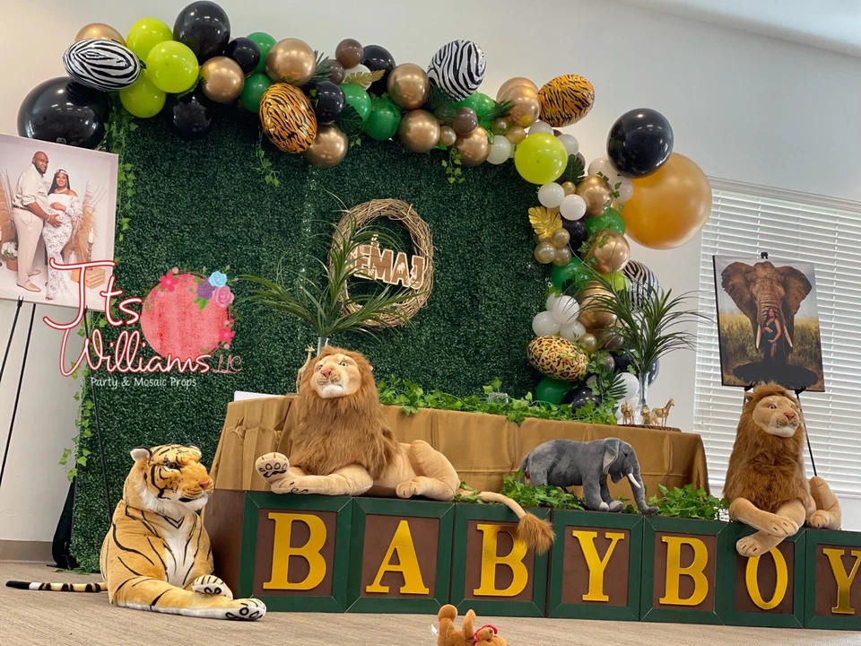 safari theme BABY BOY decorative boxes - Image 2 of 3