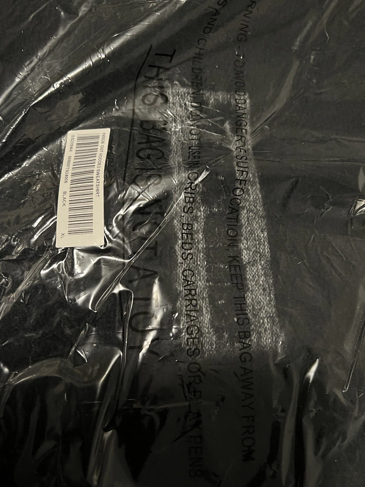 Sweat à capuche Supreme SS23 Inside Out Box Logo   XL   Noir