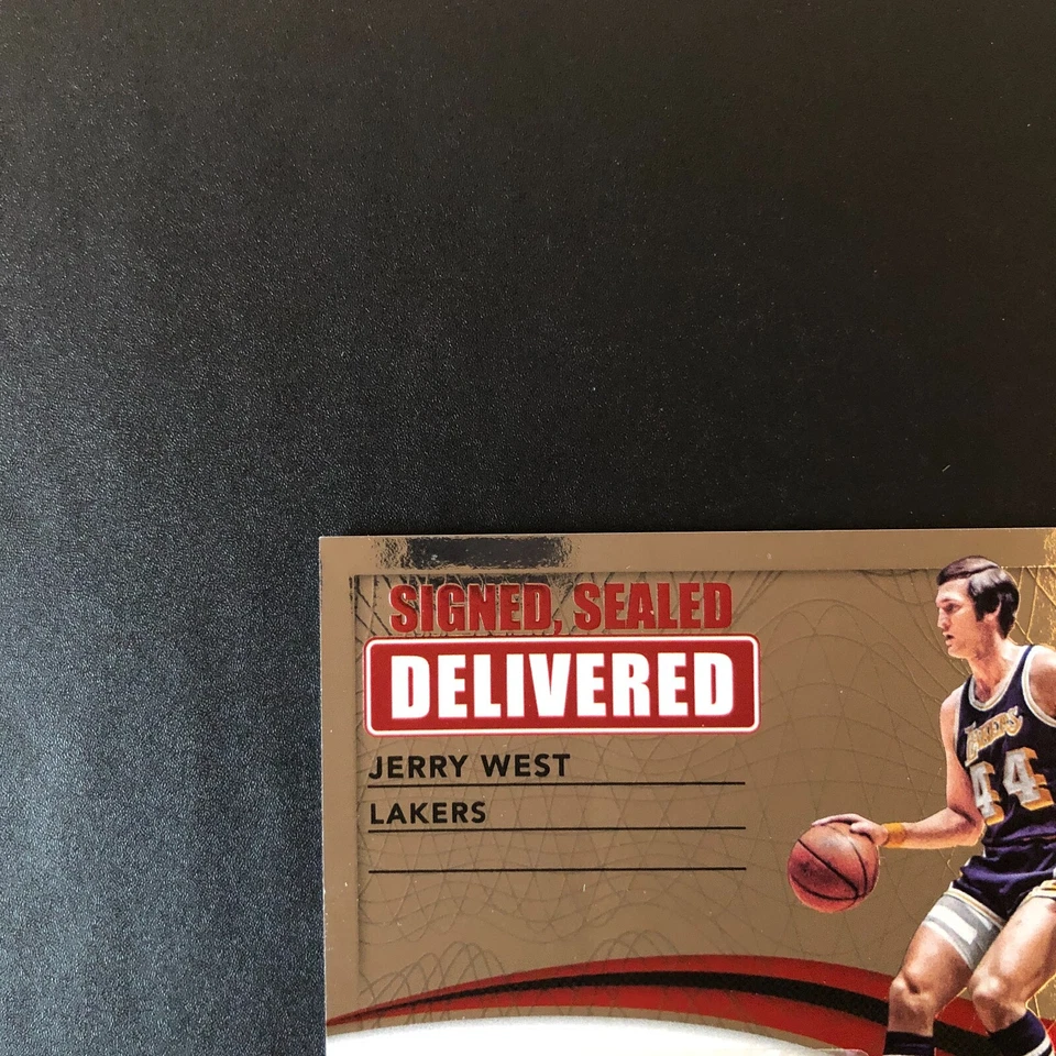 2016-17 Panini Totally Certified Signed Sealed Delivered Jerry West #9 AUTO /35 - Image 2 of 4