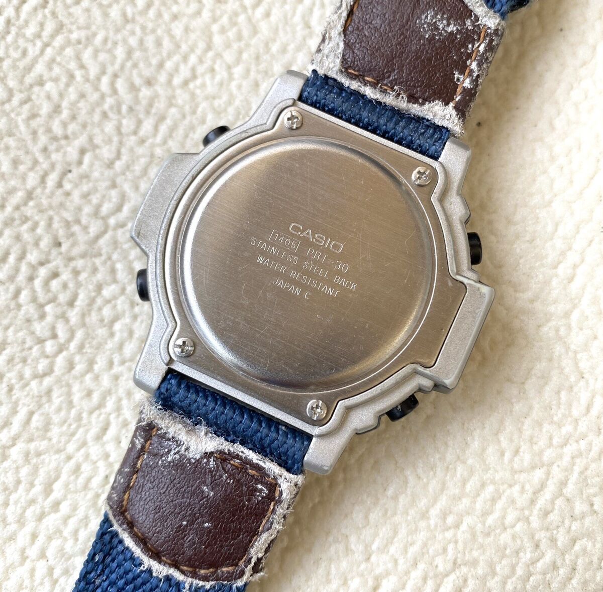 Vtg Casio Men's 1405 Twin Sensor Alti-Thermo Pathfinder Vtg Casio Men's 1405 Twin Sensor Alti-Thermo Pathfinder