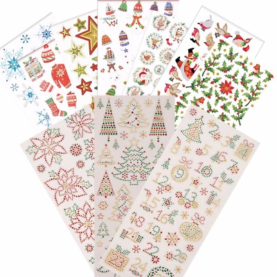 PAPERMANIA Sticker Set 2 - ''Weihnachten / Xmas'' - 10 Blatt - 22x10cm