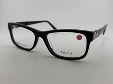 TOKIO Eyewear - 3884 54-16-138 Black Black Plastic Eyeglass Frames