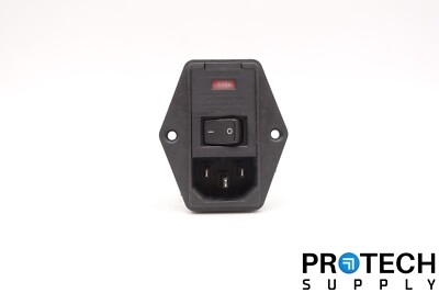 TE Connectivity / Corcom Brand PE0SSSS6B AC Power Entry Receptacle with WARRANTY