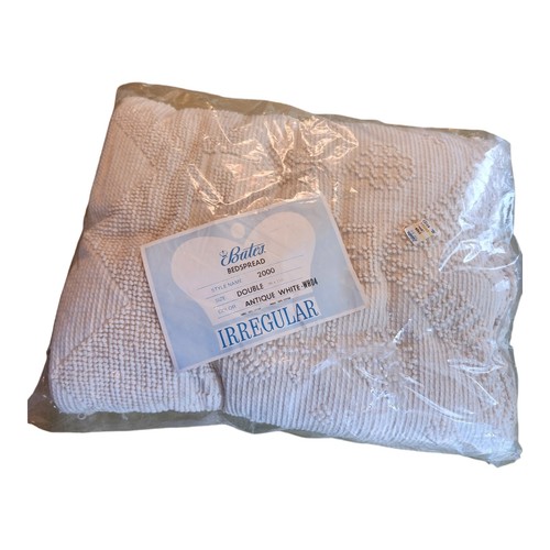 Vgt Bates George Washington Choice 2000 Antique White Bedspread Full Double New - Picture 10 of 17