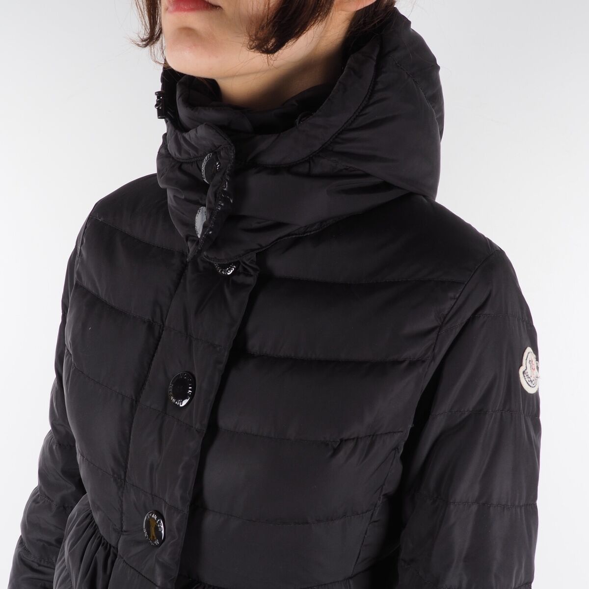 Moncler Jura Women's Black Down Puffer Jacket Coat size 1 Moncler Jura Women's Black Down Puffer Jacket Coat size 1