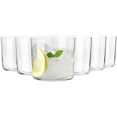 Krosno Gläser für Cider Apfelwein Wasser Getränke| Set 6 | 420 ml | Spülmaschine