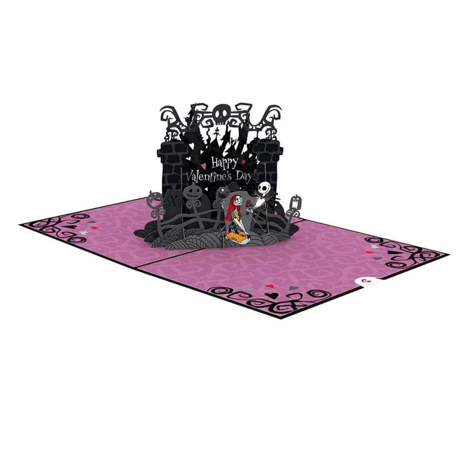 Tarjeta emergente 3D Lovepop Disney Pesadilla de Tim Burton simplemente destinada a ser Foto 3 de 3