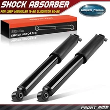 2Pcs Front Shock Absorber for Jeep Wrangler 2018-2024 Gladiator 2.0L 3.0L 3.6L