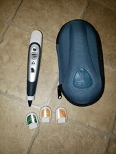 LEAPFROG FLY FUSION PENTOP COMPUTER LEARNING DIGITAL PEN w/ CASE 3 cartridges C3