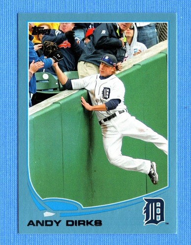 2013 Topps Wal-Mart Blue Border #630 Andy Dirks Detroit Tigers