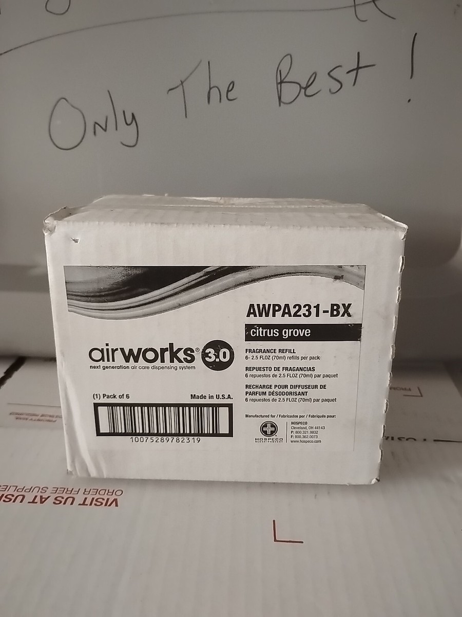 Airworks Box Of 6 Citrus Grove Next Generation Air Care