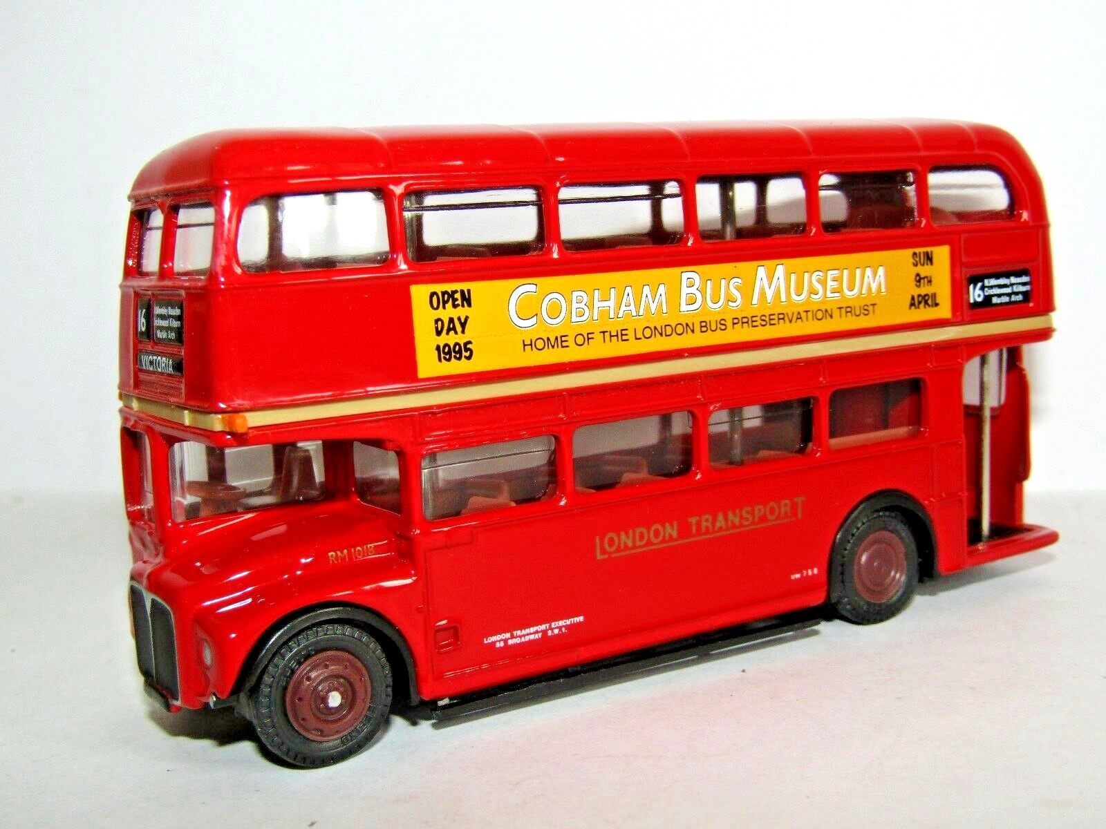 EFE ROUTEMASTER BUS LONDON TRANSPORT COBHAM BUS RALLY 1995 ROUTE 16 1/76 15605AD