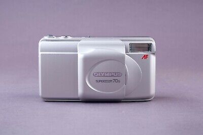 美品 OLYMPUS SUPERZOOM 70G AF フィルム カメラ Olympus Superzoom 70G Quartz Date 35mm Point & Shoot Film