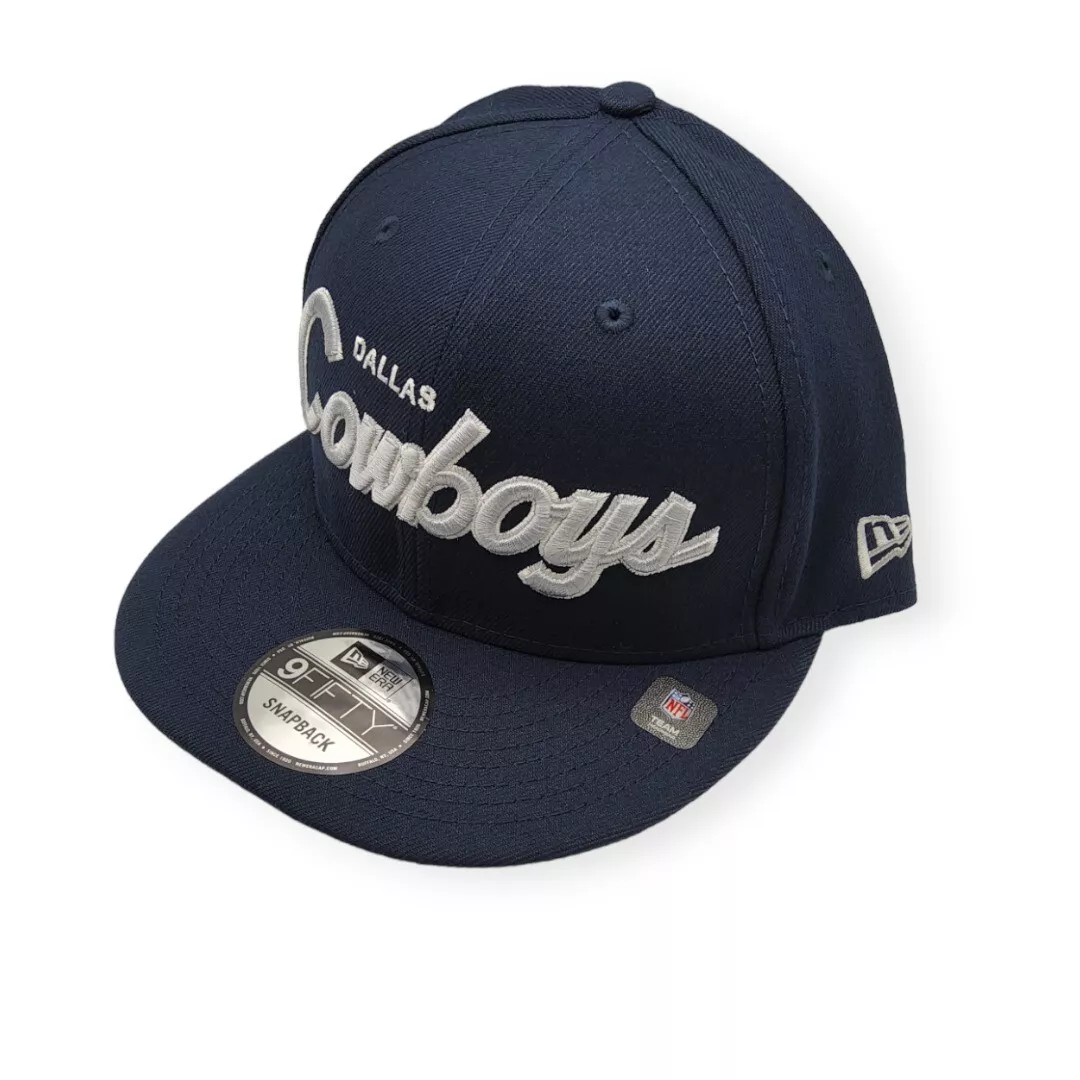 Lids Dallas Cowboys New Era Script 59FIFTY Fitted Hat - Navy