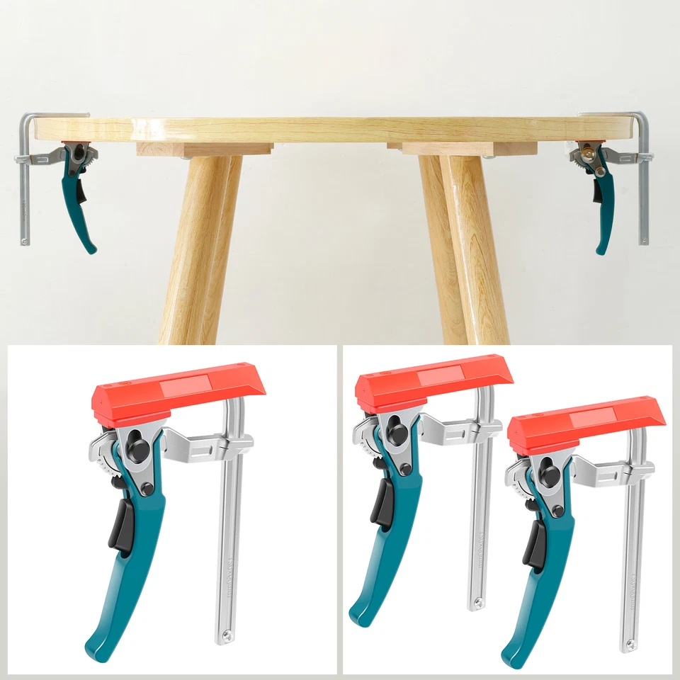 1-2X Ratchet Track Clamp Track Saw Clamps Guide Rail Fast Release T Slot Clamp ✉ - image 3 of 4