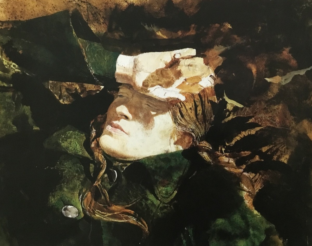 Andrew Wyeth Helga Sun Shield Newly Custom Framed Print | eBay