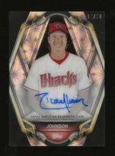 2019 Topps High Tek Randy Johnson Diamondbacks PortraiTek Auto Rare Sp 14/60