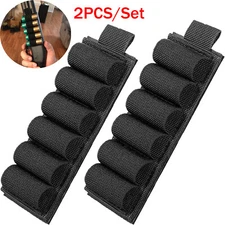 2PCS/Set Tactical Shotgun Shell Holder Buttstock Ammo Cartridge for 12/20 Gauge