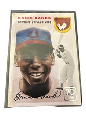 2021 ⚾ Topps Series 1 Ernie Banks Double Headers Chicago Cubs #TDH-19 Reprint