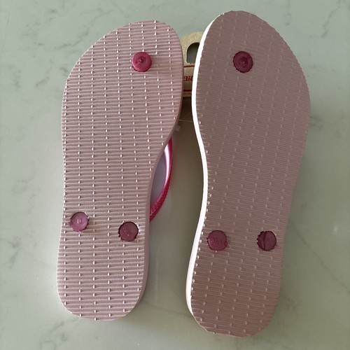 Havaianas Kids Disney Flip Flops Size 3/4Y 33-34 35/36 Princess Aurora - Foto 3 di 3