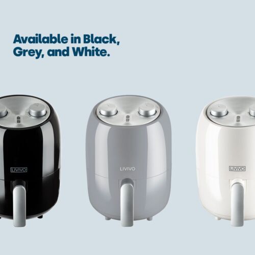 LIVIVO 2L Air Fryer Black Rapid Healthy Cooker Oven Low Fat Free Food Frying - Picture 8 of 9