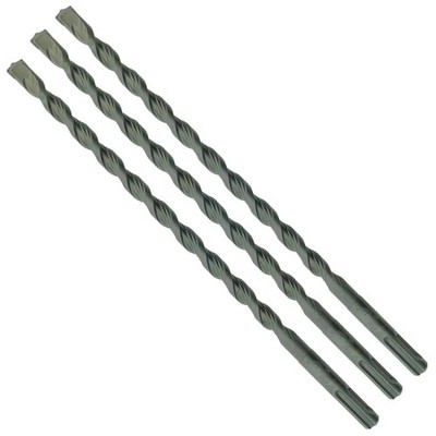 SabreCut 3 Stück 10 mm x 260 mm PGM zugelassen SDS Bohrer für Stein Beton Ziegel