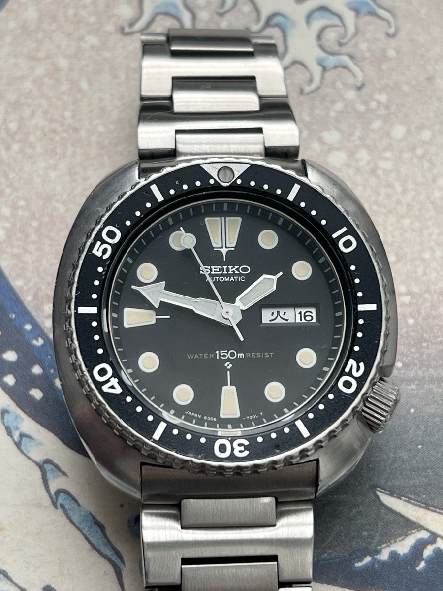 Seiko Men's Black Watch - 6306-7001 for sale online | eBay