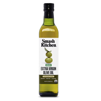 Smash Kitchen Organic Classic Extra Virgin Olive Oil, 16.9 fl oz...