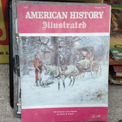 AMERICAN HISTORY ILLUSTRATED Dec 1979 Illustrated Old Christmas Charles M. Russ 
