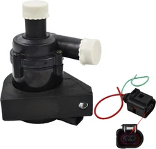 Auxiliary Cooling Water Pump with Plug Replacement for Jetta Golf Passat A3 Q3 T