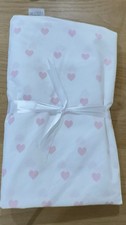 Pottery Barn Kids Queen Organic Heart Flat Sheet Percale   1 Pc