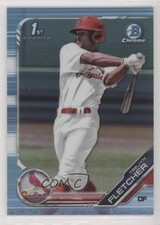 2019 Bowman Draft Chrome Sky Blue Refractor Trejyn Fletcher #BDC-174 uk2