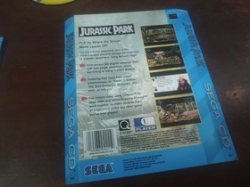 Jurassic Park 1992 Sega CD Video Game Excellent Condition NEAR-Complete TESTED