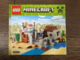 Minecraft Lego Sets: 21102, 21114, 21119, 21121 - all pieces & instructions
