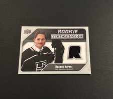 2021-22 RASMUS KUPARI UD Rookie Threads #RT-RK LA Kings/ Winnipeg Jets
