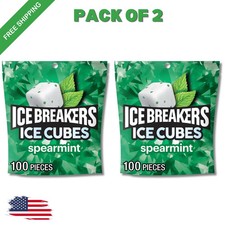 (Pack of 2) Ice Breakers Ice Cubes Spearmint ...