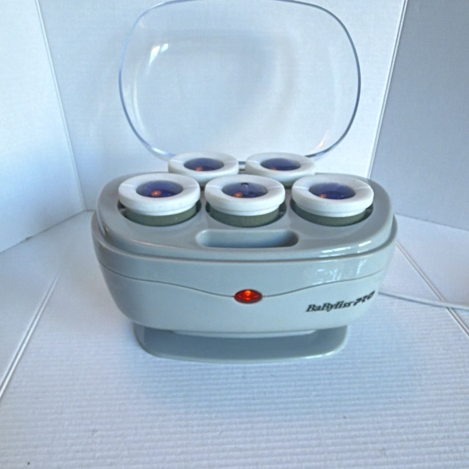 BaBylissPRO Hot Rollers Set, Electric, Indicator Light, 5 Rollers Gray ...