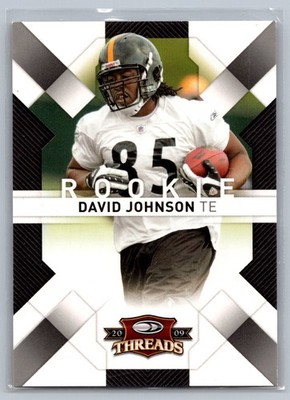 2009 Donruss Threads #130 David Johnson Retail Rookies #/999