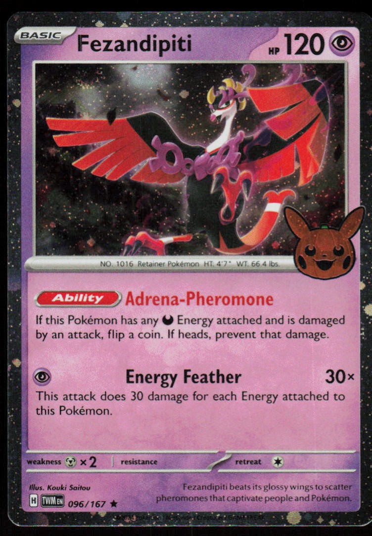 Fezandipiti 96/167 Rare Deck Exclusives Pokemon Near Mint