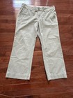 G.H. Bass & Co Women's Chino Ankle Pants, Green, Size 14 — photo 1