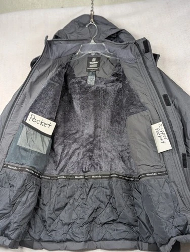 Wantdo - Waterproof - Winter Jacket - Men's Coat - Color Gray/Black - Size L image 3