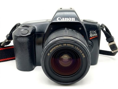 Canon EOS Rebel + Tamron 28-80mm f/3.5-5.6 Kit Set Analog SLR 35mm Kamera