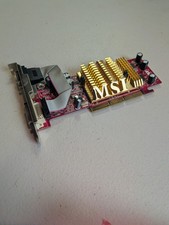 MSI GeFORCE FX 5200 128MB DDR SGRAM AGP GRAFIKKARTE DVI VGA TV-OUT #GK10959