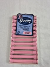 Goody Professional Perm Rod 12 Pk Large Curlers 1999 Vintage Pink NEW SEALED