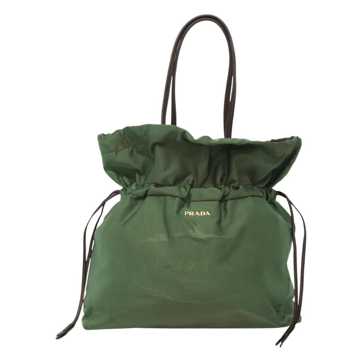 Prada Re-Nylon Green Shoulder Bag Authentic Luxury