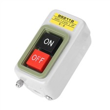 New Button Switch Plastic BS216 Latching BS211 On/Off Stop Power Push
