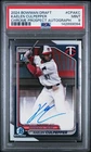 2024 Bowman Draft - Kaelen Culpepper #CPA-KC 1st Bowman Chrome Auto PSA 9 Twins