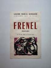 Alexandre Frenel Poster Exhibition 1955 Galerie Bernheim Exhibition Poster 